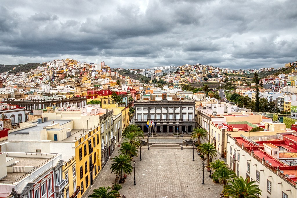 gran canaria spanje hdr eiland canarische Eilanden las palmas maspalomas puerto de mogan strand vakantie
